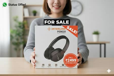 Interlink Pioneer Wireless Headphones - Brand New Condition