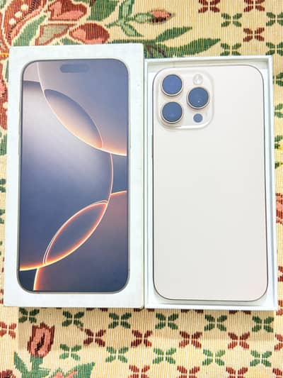 IPHONE 16 PRO MAX - 256GB PTA APPROVED HK MODEL 100%ORIGNAL