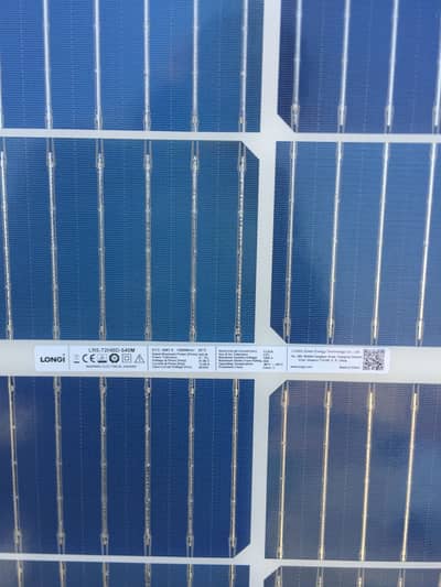 Longi double glass 545 W panel