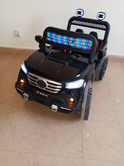 Kids Double Seat Electric Jeep in Excellent Condition