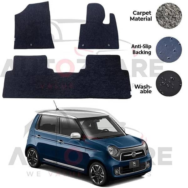 Honda N One Genuine Fitting Carpet Floor Mat 3PCS - Model 2012-2019