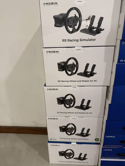 Moza r3, r5 bundle racing wheel for sale