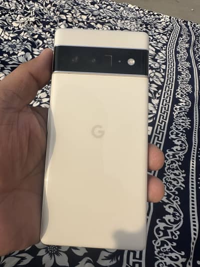 Google pixal 6 pro official pta approve 128 GB white colour