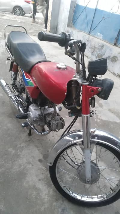 Honda CD 70 with biometric