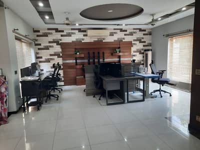Wpada town knal fully furnish Office upper portion 3 bed tvl kitchen