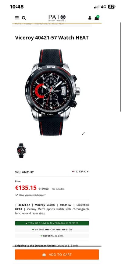 VICEROY 40421-57 Watch Heat