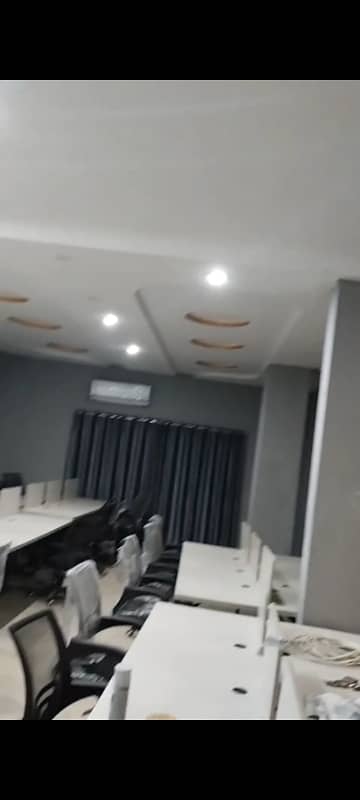 12 MARLA HALL AVAILABLE FOR RENT IN WAPDA TOWN PHASE 1 FOR SILENT OFFICE NON FURNISHED