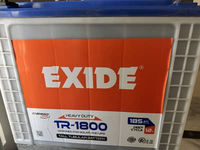 4 batteries for solar hybrid technology - 2 Exide & 2 Osaka