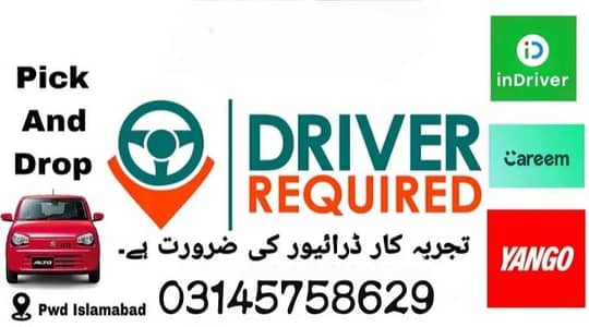 Indrive Yango Driver Required