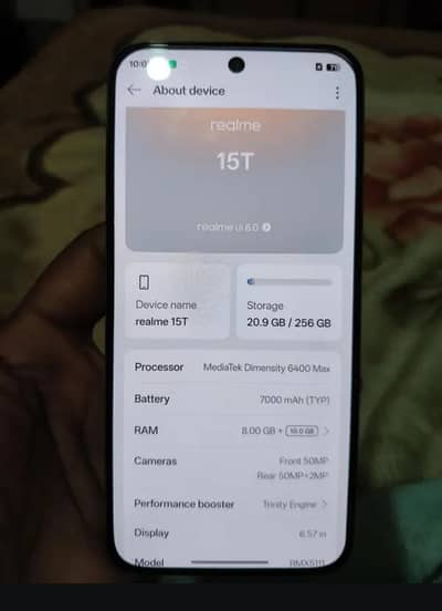 Realme 15t 8/256 10/10