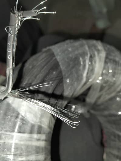 Solar 6mm wire in silver