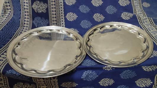 steel Round Tray set