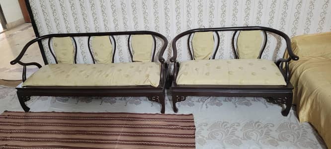 3 2 1 sofa set with 2 side tables