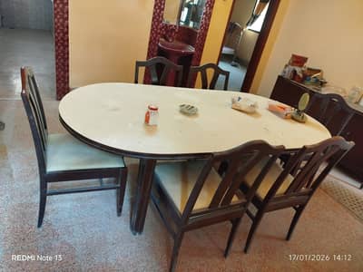 Dinning table and chairs