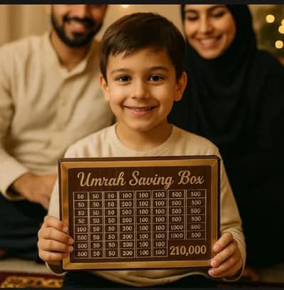 Umrah Saving Box (FREE HOME DELIVERY)