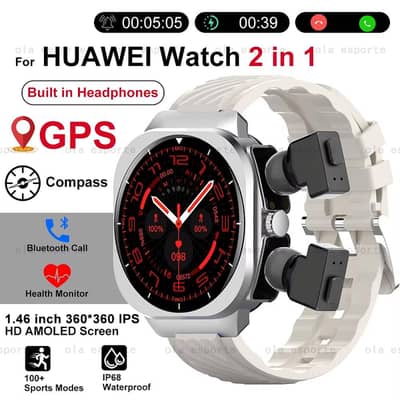 Smart watch with Headphones