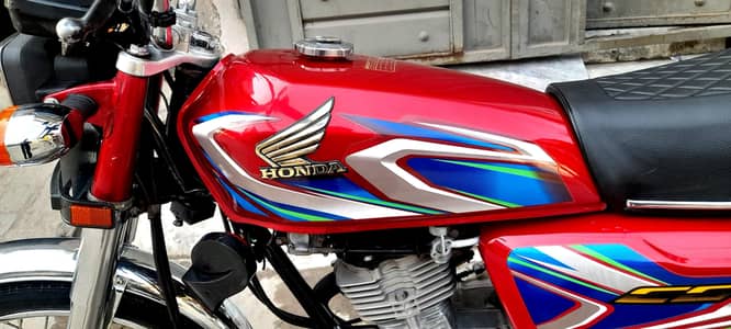 Honda cg 125 purchase date 10/ 10/2021 biometric majood hai