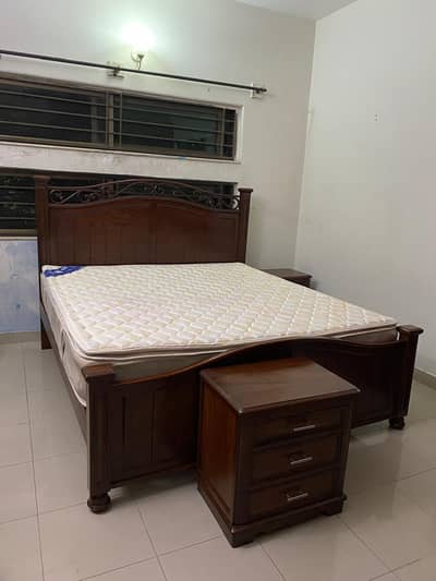 Original Chinioti Wood Bed & Master Celeste Mattress (Bundle Offer)