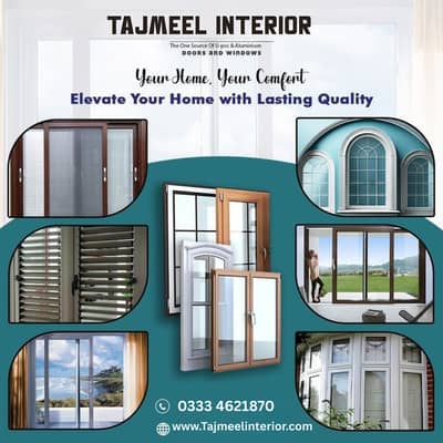 UPVC Windows | Aluminium Windows | Glass Work | Fabrication