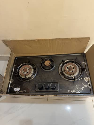 Stove 3 Burner Stainless Steel