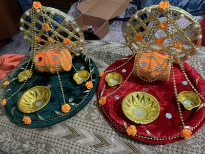 Mehndi event Trays/Thaal
