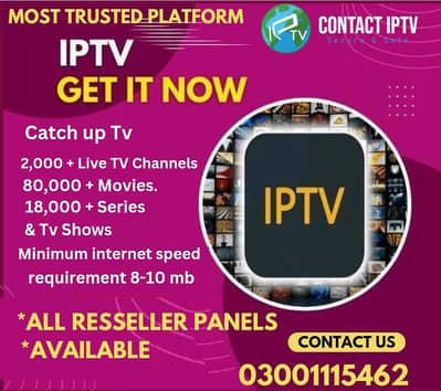 Branded iptv with free setup guideline::03001115462