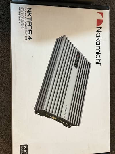 Nakamichi LED 9”  4channel & Amplifier, Herts 300W k165 component