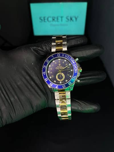 Rolex Yatch Master Blue Rotating Bazel   3300Rs Price 