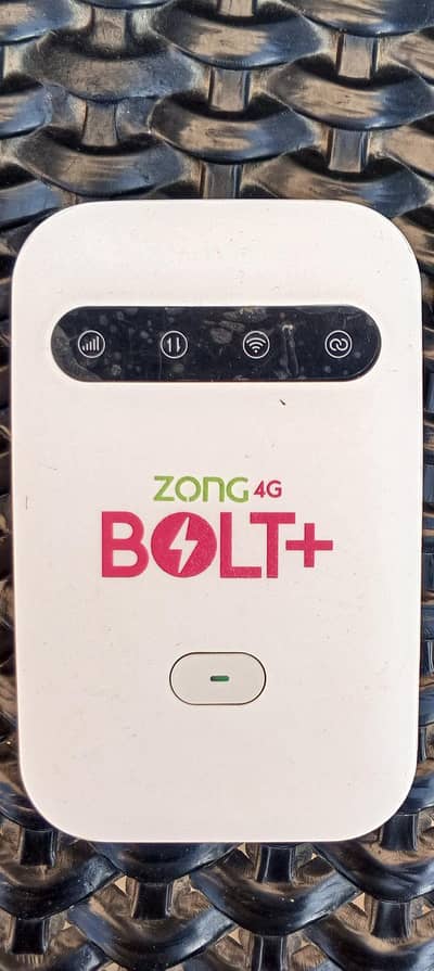 Zong 4G Bolt+ Pocket WiFi – Working Condition