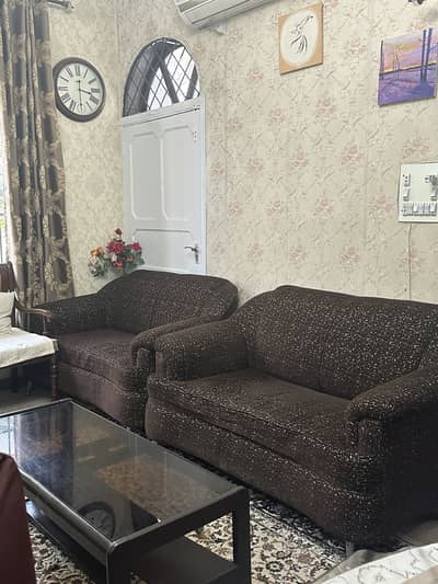 Heavy Duty Custom-Made 7-Seater Sofa Set (3+2+2) – Solid Build