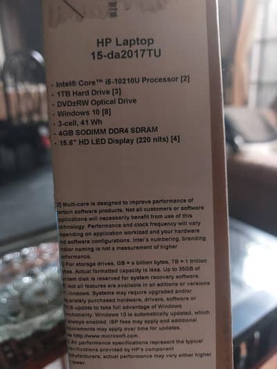 HP i5 10th generation