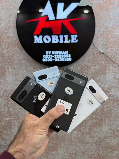 Google Pixel 7a / 7 /7pro, 8  / 128  - Offical Pta Fresh  New Stock