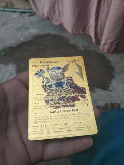 pokemon card I horchu GX Golden foil