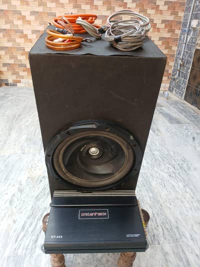 Amplifier & Woofer for Sale