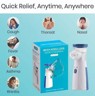 Mesh Nebulizer For Men & Women Plug in Play &  Cell Oprated
