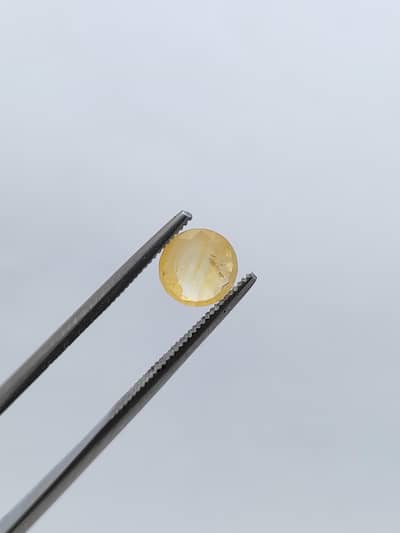 Natural Yellow Pukhraj Stone