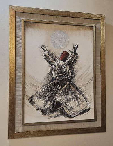 Art / Hand-Painted / Wall Painting / painting / wall art Calligraphy