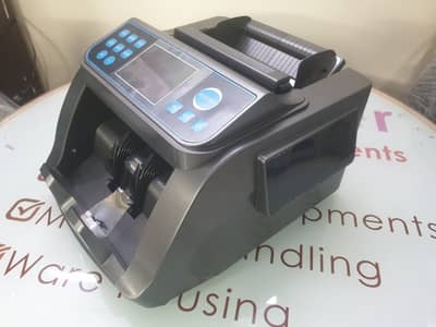 cash counting machine with fake note detection, mix value counting