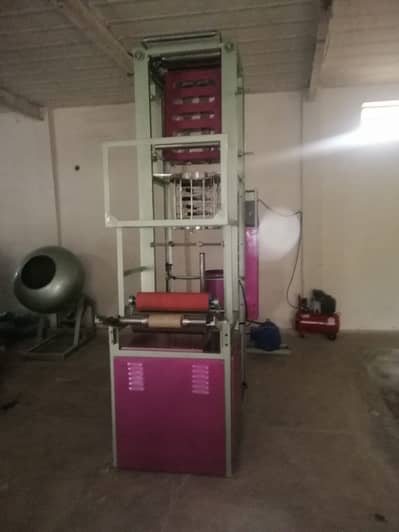 Polythene shopper bag making mono machine