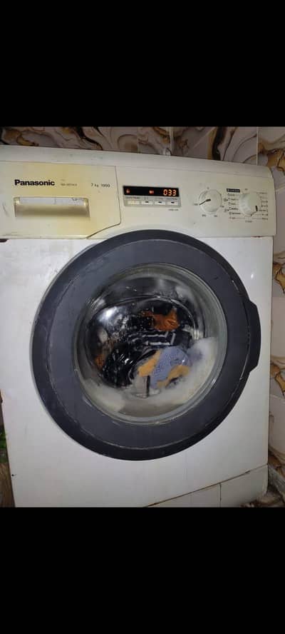 Panasonic front load washing machine available