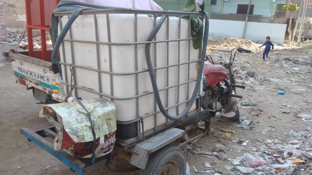 Loader Rickshaw water  supplier 2