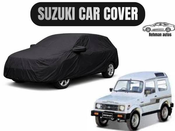 Suzuki Potohar (1985–2003) Double Layer Car Top Cover | Heavy Duty Dust, Sun & Rain Protection | Perfect Fit