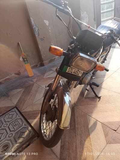 Honda CD 70 with Biometric and complete documents