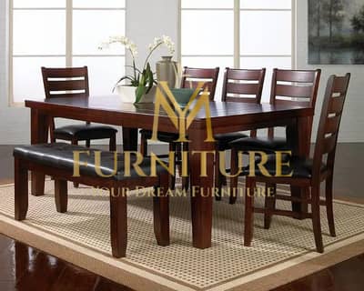 6 Seater Dinning Table - Dinning Top - Wooden Table - Dinning Set