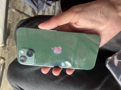 Iphone 13 jv green colour 10/10 waterpack 128gb 86 health