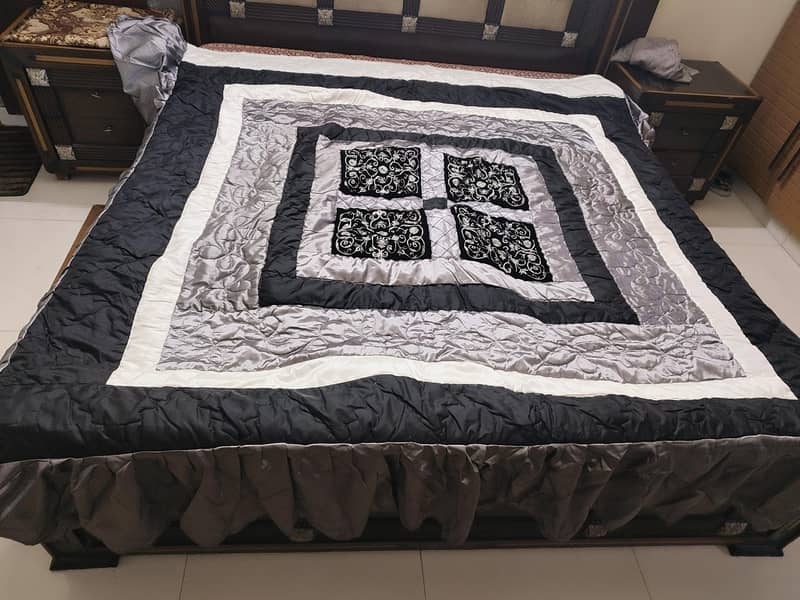 fancy wedding bed sheet 5