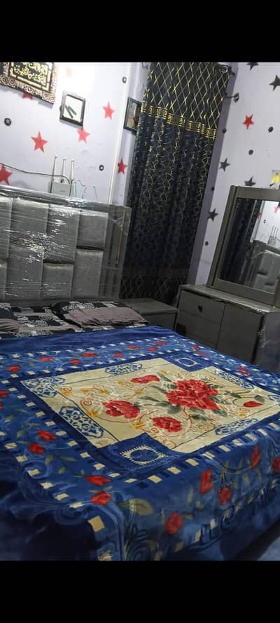 newbed / king size bed/ poshish bed/bed/ wooden bed/ bedset / king bed