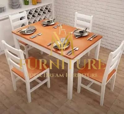 4 Seater Dinning Table - Dinning Top - Wooden Dinning Set - Dinning