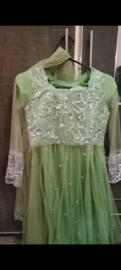 ready to wear lehnga with frock and net duptaa