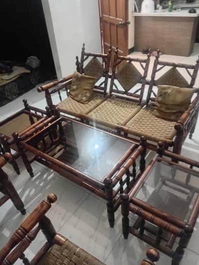 SOFA SET WITH TABLES